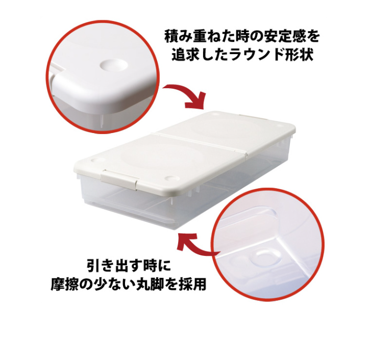 TENMA Stackable Storage Box “Tottemo Benri” Series