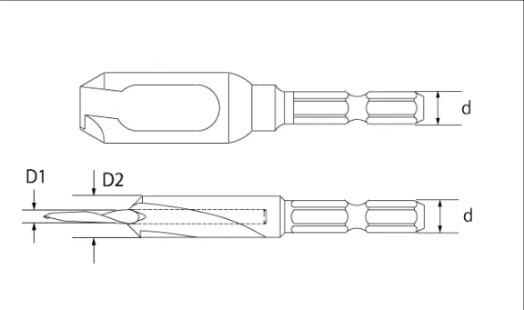 STAR-M Countersink Drill & Wood Plug Cutter Set