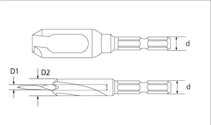 STAR-M Countersink Drill & Wood Plug Cutter Set