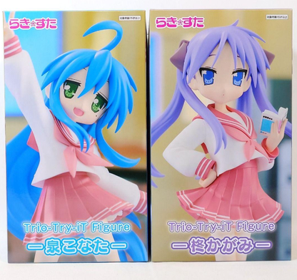 Trio-Try-iT Lucky Star Izumi Konata & Hiiragi Kagami Figures