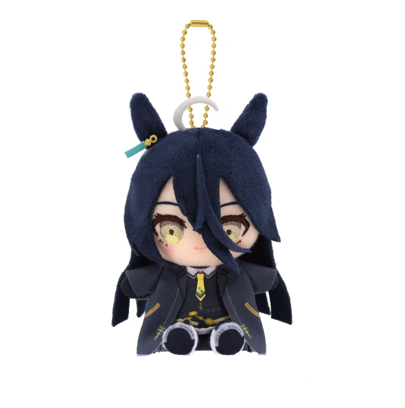 Uma Musume Pretty Derby Manhattan Cafe Chibi Sitting Plush Mascot Keychain [Pre-order]