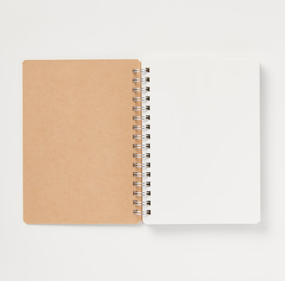 MUJI Double Ring Notebook A6 Dot Grid 70 Sheets with Elastic Band