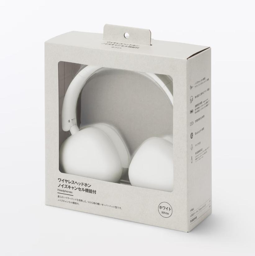 MUJI Wireless Headphones with Active Noise Cancellation