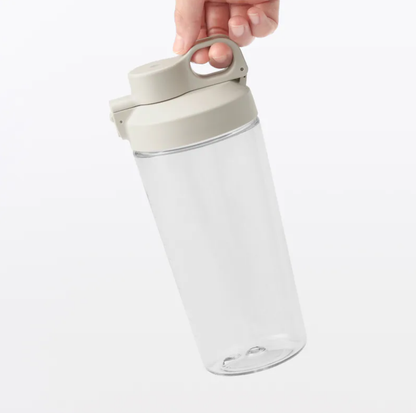 MUJI Wide Mouth Easy-Clean One-Touch Water Bottle with Measurement Scale 700ml