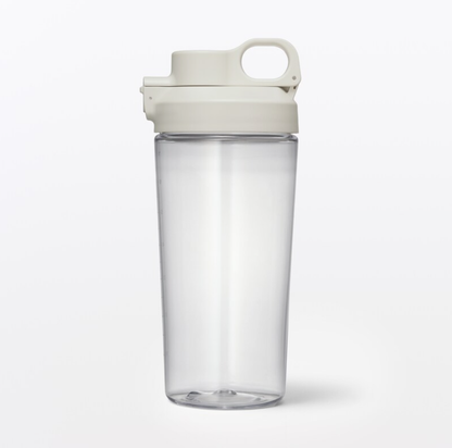 MUJI Wide Mouth Easy-Clean One-Touch Water Bottle with Measurement Scale 700ml