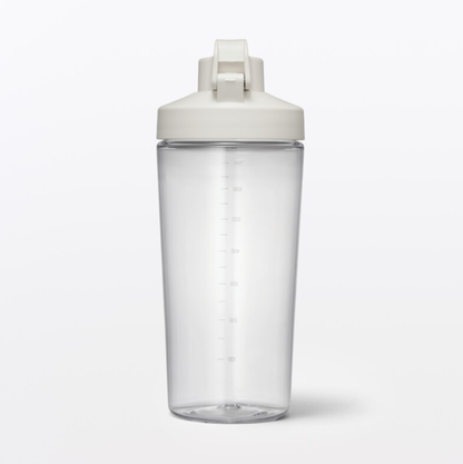 MUJI Wide Mouth Easy-Clean One-Touch Water Bottle with Measurement Scale 700ml