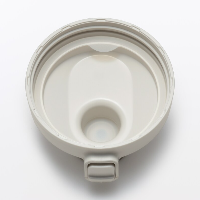 MUJI Wide Mouth Easy-Clean One-Touch Water Bottle with Measurement Scale 700ml