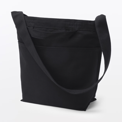 MUJI Organic Cotton Canvas Shoulder Tote Bag