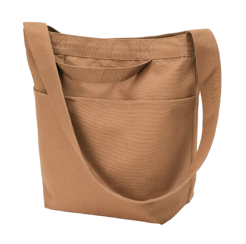 MUJI Organic Cotton Canvas Shoulder Tote Bag