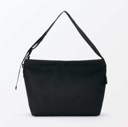 MUJI Recycled Polyester Wide Strap Shoulder Bag