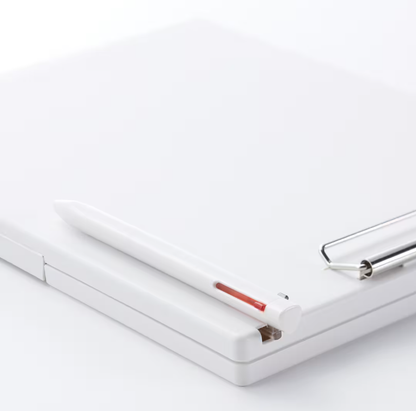 MUJI A4 Storage Clipboard with Pen Holder