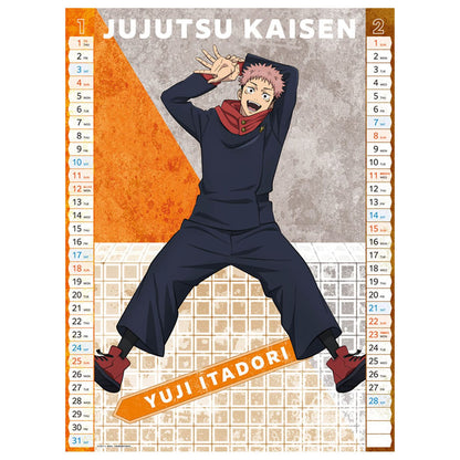 Jujutsu Kaisen CL-019 2026 Wall Calendar B3 Shibuya Incident Illustration