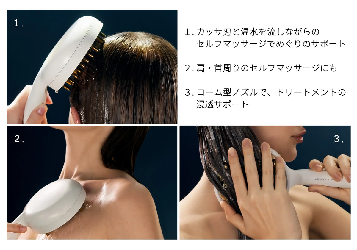 LOVECHROME Scalp Care Shower Head PG Premium Black