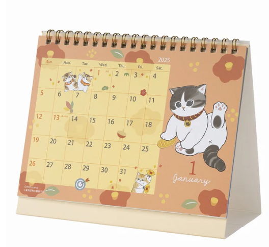 mofusand 2025 Desktop Calendar