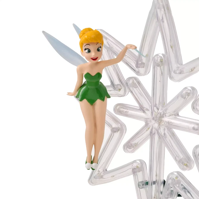 JingBell JB-01 LED Light-Up Christmas Tree Topper Star with Fairy Figure
