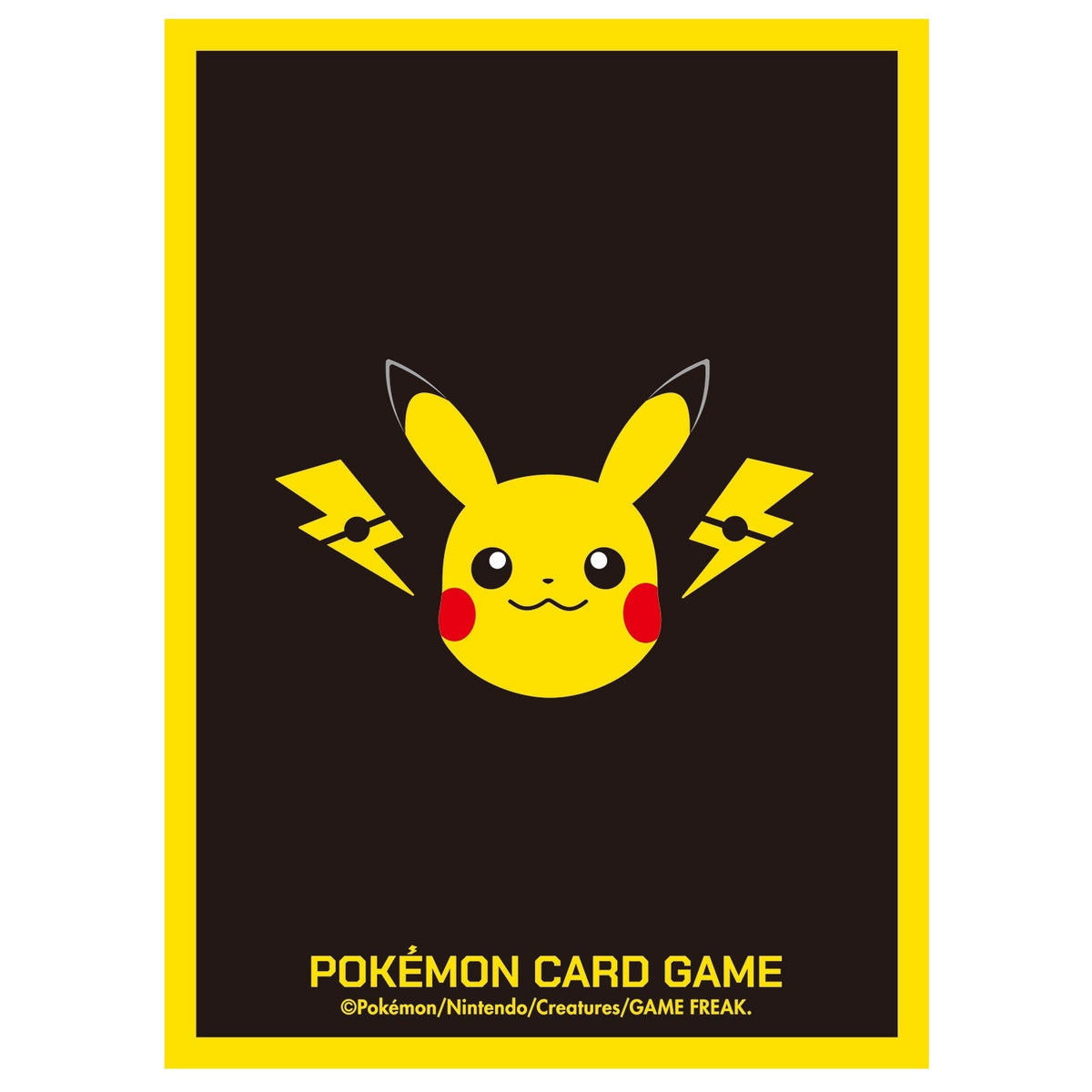 Pokemon Card Game Deck Shield Pikachu & Lightning 64 Card Sleeves