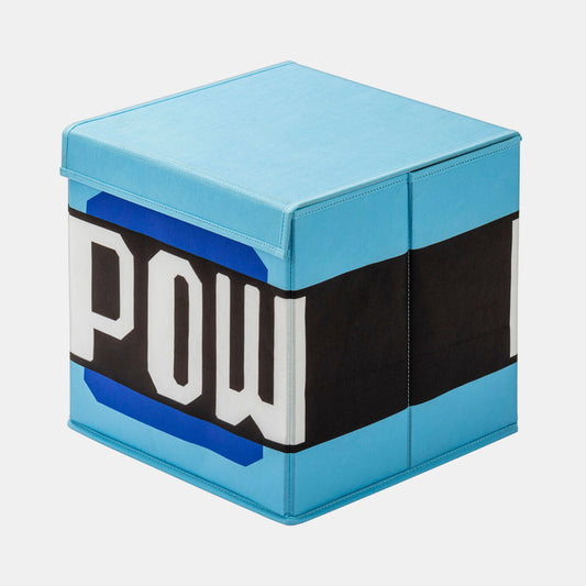 Super Mario POW Block Storage Foldable Cube Organizer