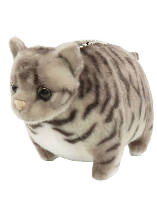 Futocchi Zoo Nyanko Mini Plush Toy Tabby Cat