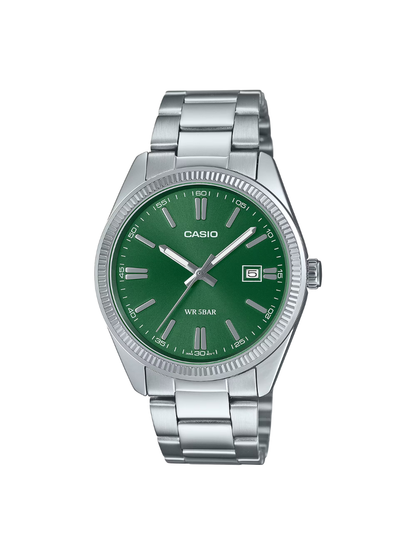 CASIO MTP-1302D-3AJF Analog Watch Green Dial Quartz Men's Watch