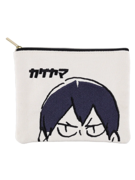Haikyu!! Tobio Kageyama Embroidered Denim Pouch