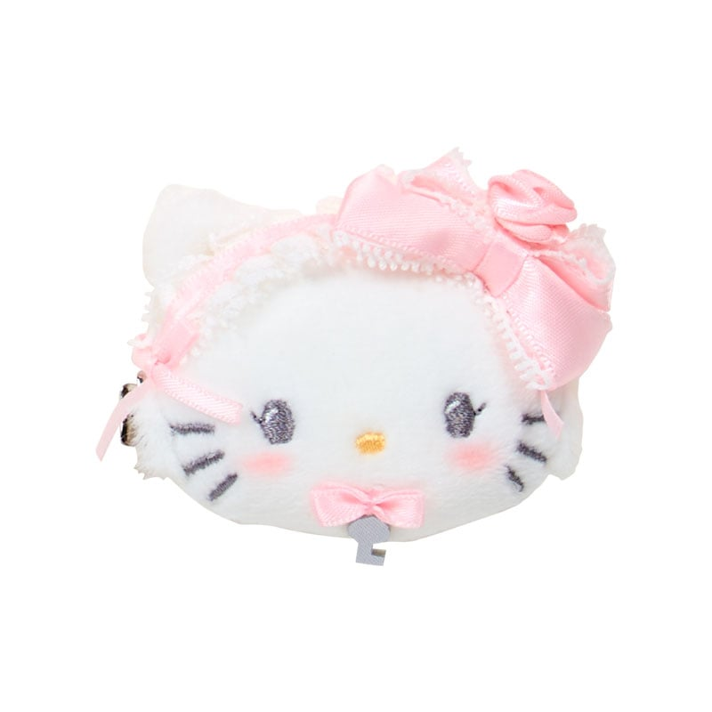 Sanrio Characters Secret Hair Clip (White Frill) Set (Box of 8 Pieces)