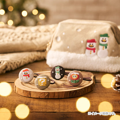 Super Mario Winter Button Hair Tie Set