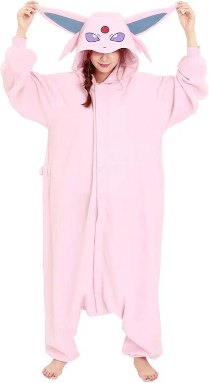 SAZAC Pokémon Espeon Kigurumi Costume Halloween Cosplay Pajamas