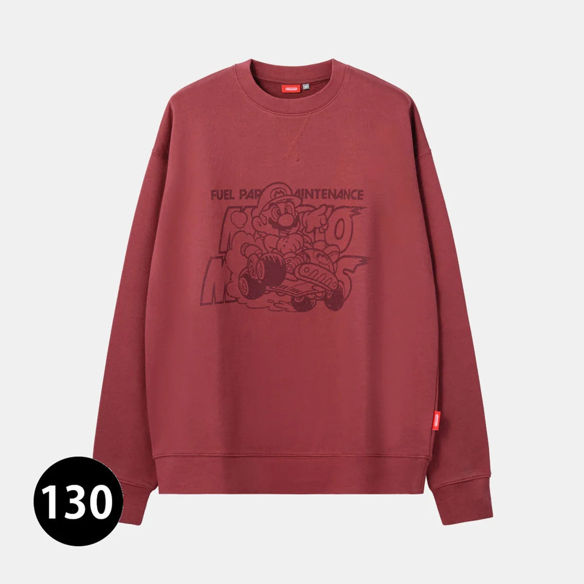 Mario Kart World Crewneck Sweatshirt Unisex Cotton Blend Long Sleeve Top