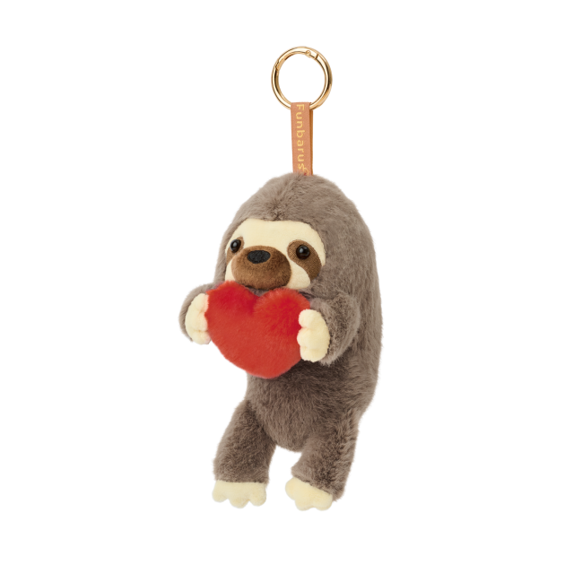 Funbaruzu Plush Bag Charm Sloth Mini Keyring Accessory