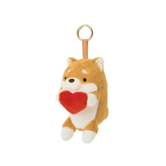 Funbaruzu Plush Bag Charm Shiba Inu Mini Keyring Accessory