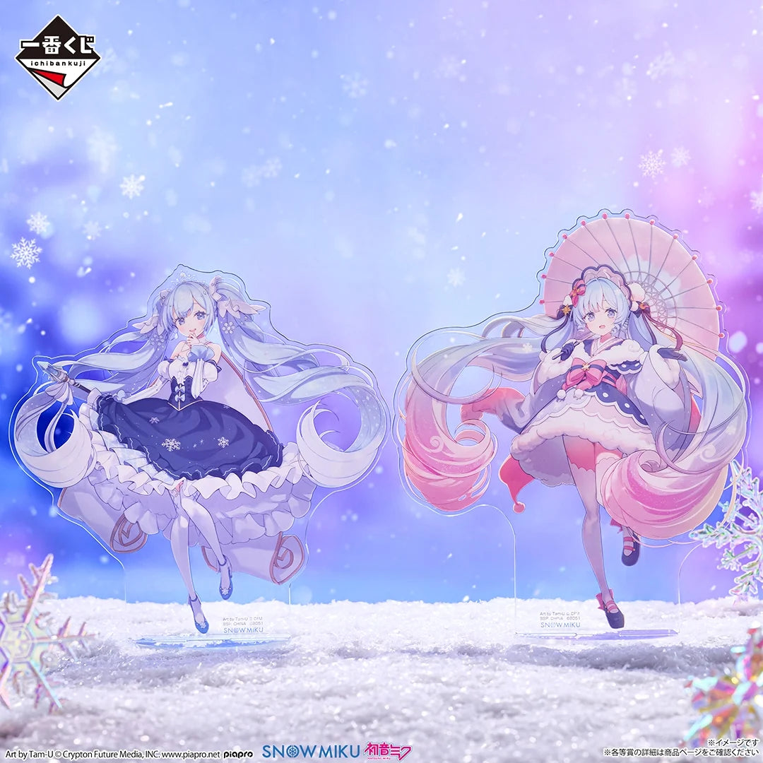 Ichiban Kuji Snow Miku 2019 Big Acrylic Stand K Prize