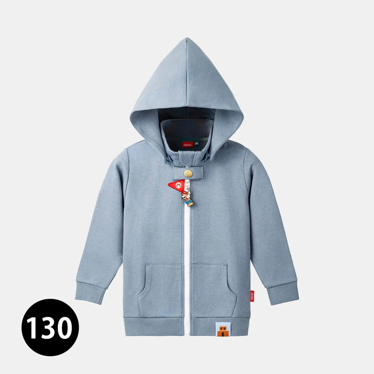 Super Mario Blue Hoodie Pullover Sweatshirt