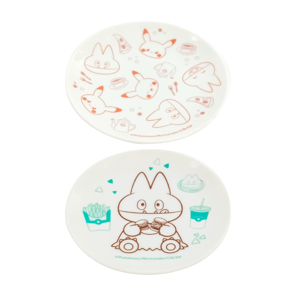 Pokemon Pokepeace Diner Ceramic Small Plates Set (2 Pieces)
