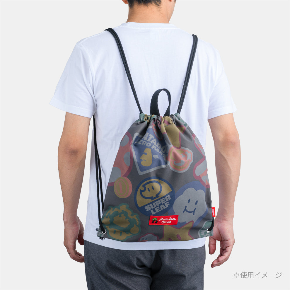 Mario Kart World Drawstring Backpack
