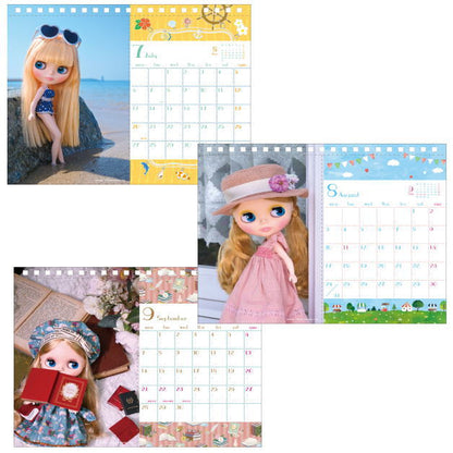 Blythe 2026 Desk Calendar Romantic Friendship Design Cute Collectible Gift
