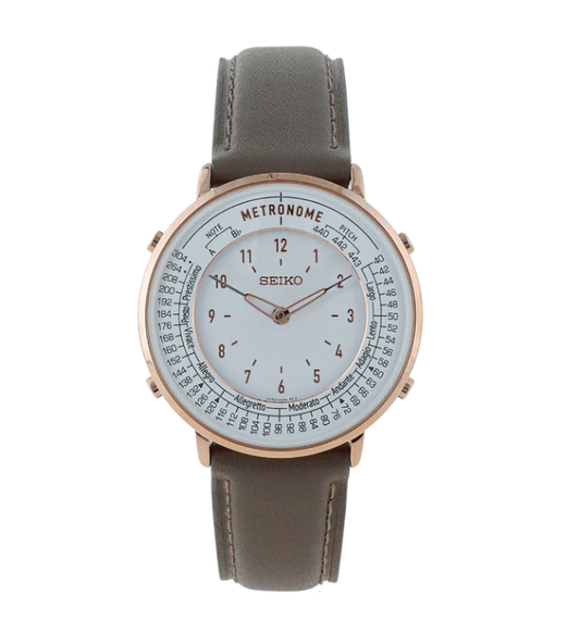 Seiko Metronome Limited Elegant Series SMW002APG White×Gray Watch