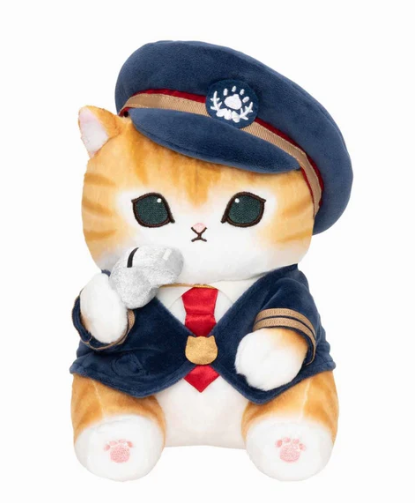 mofusand Stationmaster Meow Plush S