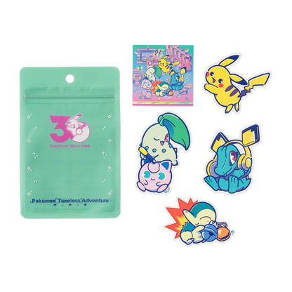 Pokemon Timeless Adventure Johto Sticker Set 5 Pack
