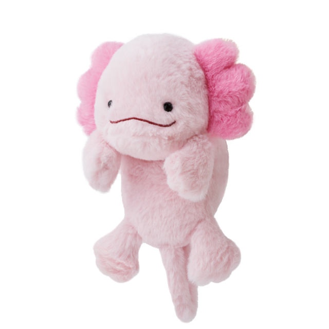 Funbaruzu Posture Support Plush Toy Axolotl Edition