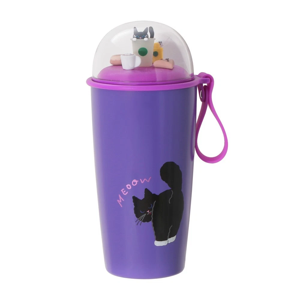 Starbucks Halloween Magnetic Black Cat Stainless Steel Bottle