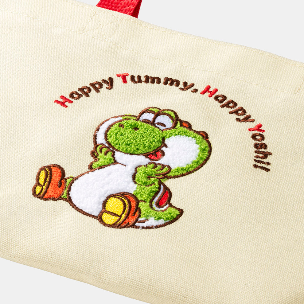 Super Mario Yoshi Tote Bag with Insulated Cooler Pouch