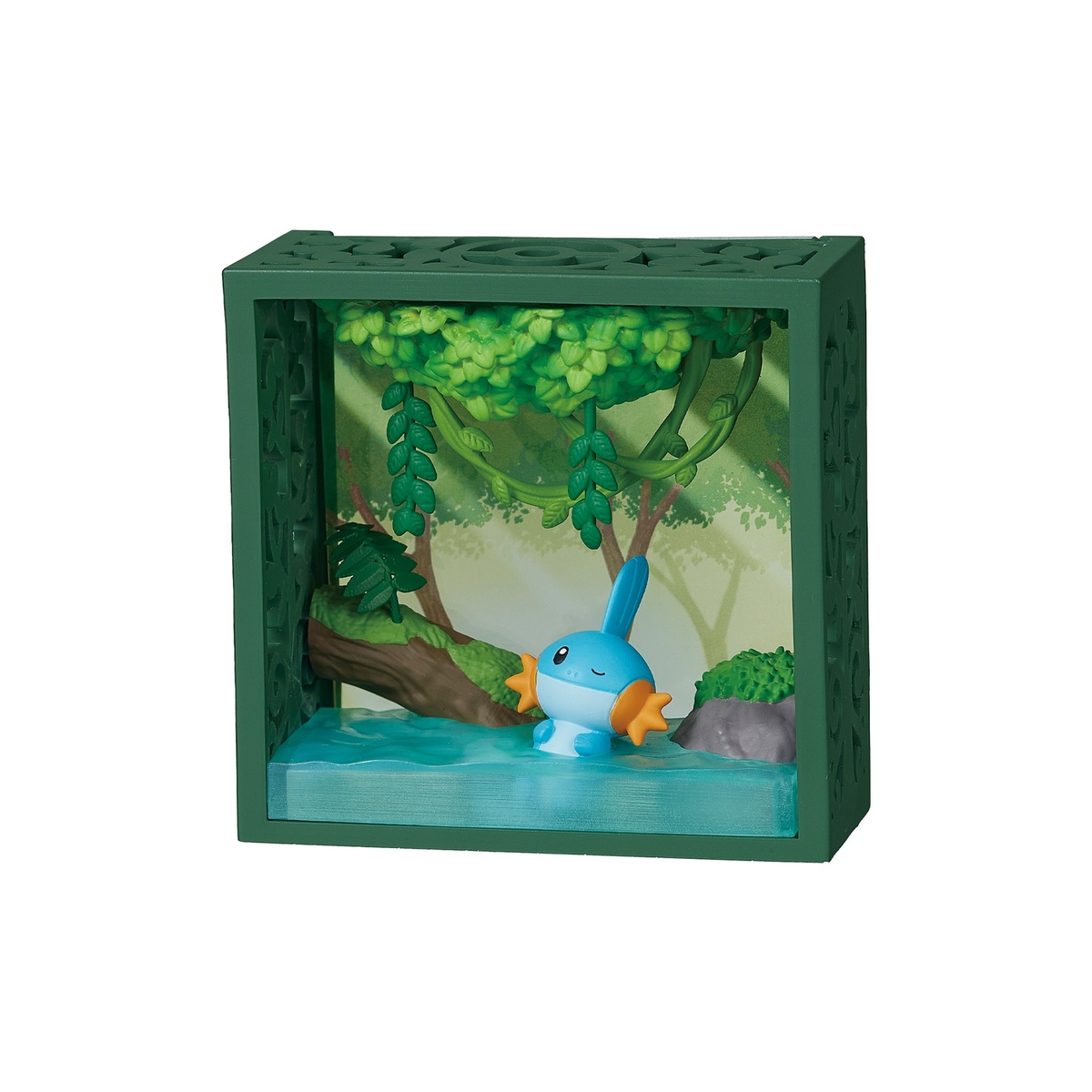 Pokemon Frame Deep Green Forest Box Miniature Figures – 6 Types Collectible Set