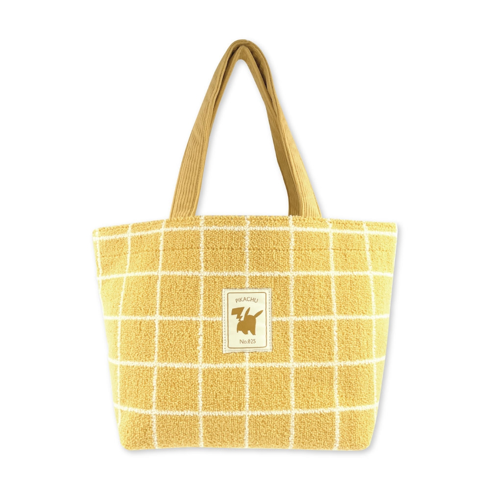 Pokemon Pikachu Fuzzy Sagara & Corduroy Mini Tote Bag