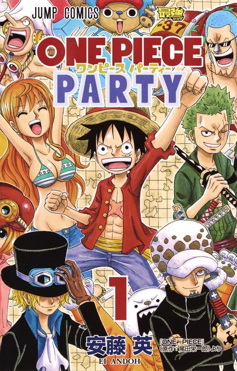 Shueisha One Piece Party Volumes 1-7 Complete Manga Set Japanese