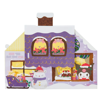 Sanrio Christmas Kuromi House 3D Greeting Card