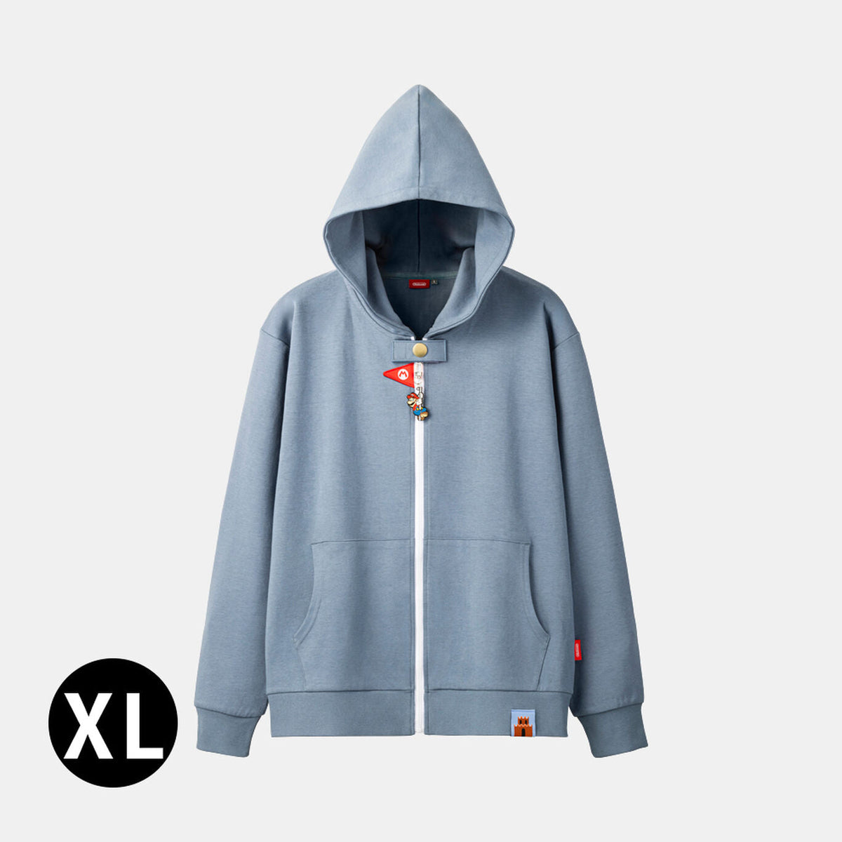 Super Mario Blue Hoodie Pullover Sweatshirt