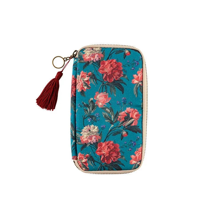 Hobonichi Techo 2026 Peony Rose Design Small Drawer Pouch