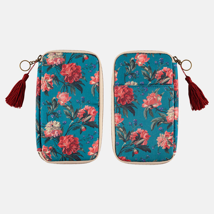 Hobonichi Techo 2026 Peony Rose Design Small Drawer Pouch