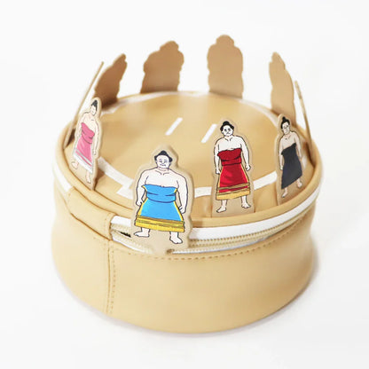 Sumo Dohyo Entrance Round Pouch