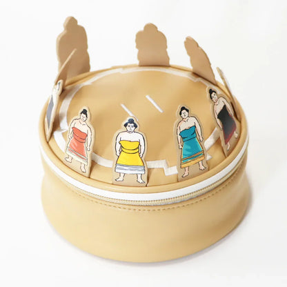 Sumo Dohyo Entrance Round Pouch